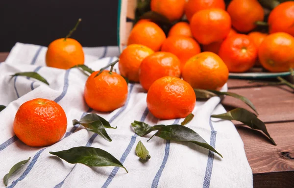 Bunch of tangerines — Stock Photo, Image