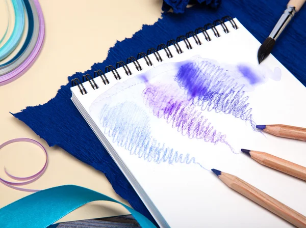 Three pencils — Stock Photo, Image