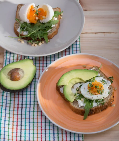 Mackor med ägg — Stockfoto