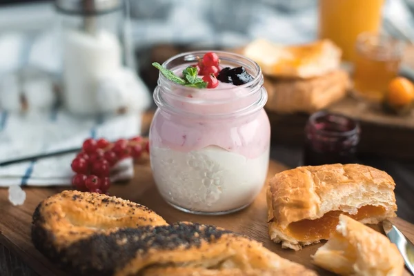 Berry mousse — Stockfoto