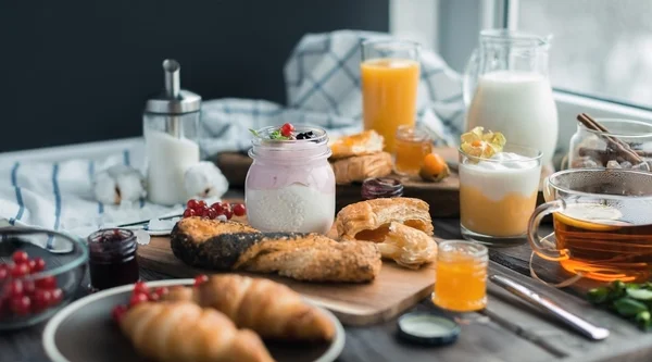 신선한 아침 식사 — 스톡 사진