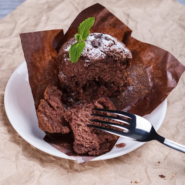 Blackberry cupcake — Stock Photo, Image