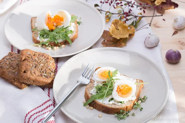 Sandwich con huevos —  Fotos de Stock