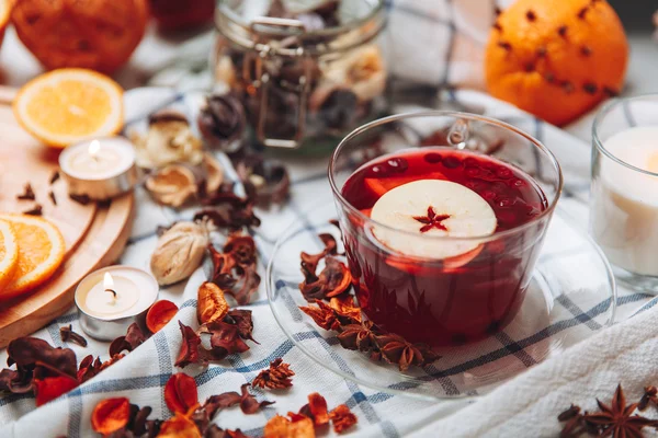 Red mulled wine — Stock Photo, Image