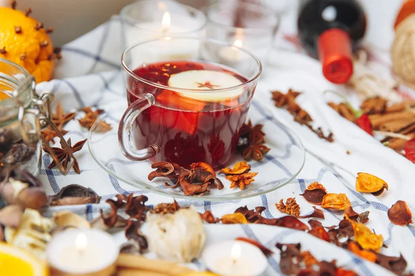 Red mulled wine — Stock Photo, Image