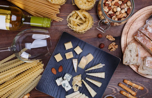 Annan ost och pasta — Stockfoto