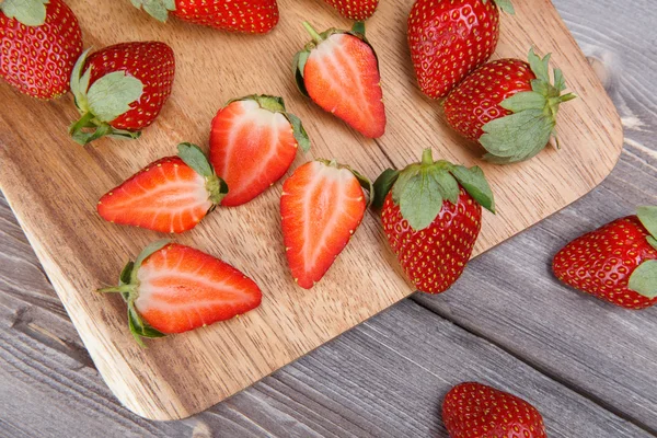 La fragola matura — Foto Stock