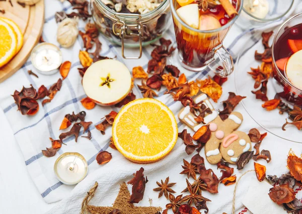 Varme drikker - fruktte – stockfoto