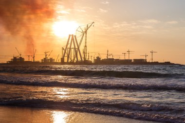 Dubai inşaat alanı