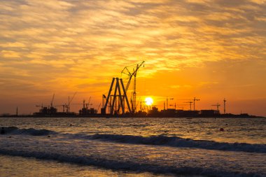 Dubai inşaat alanı