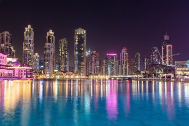 Dubai downtown, gece