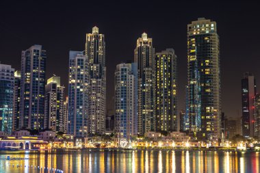 Dubai downtown, gece