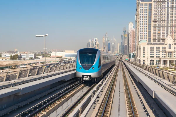Kereta api Dubai Metro — Stok Foto
