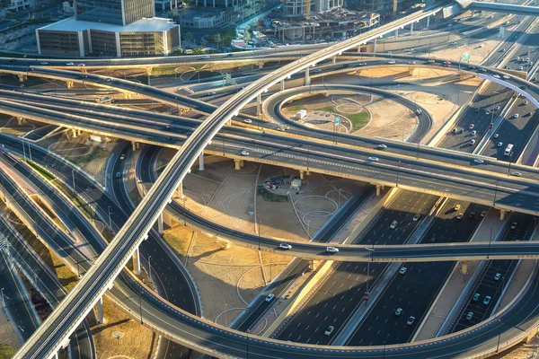 Highway intersection in Dubai — Stock Photo, Image