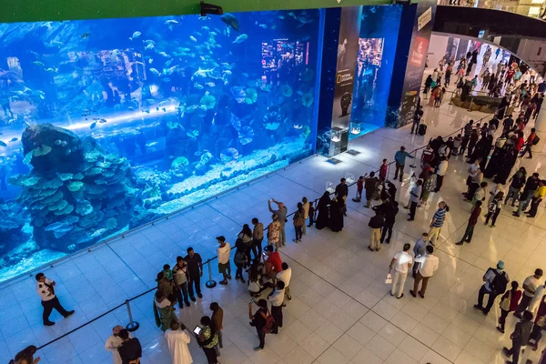 Maior shopping center no Dubai Mall — Fotografia de Stock