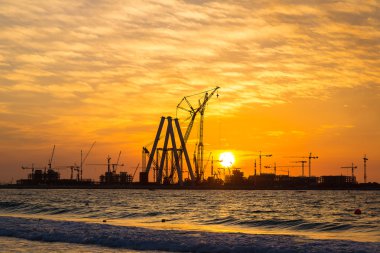 Dubai inşaat alanı