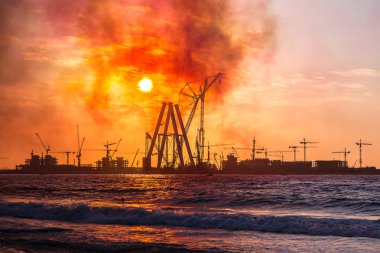 Dubai inşaat alanı