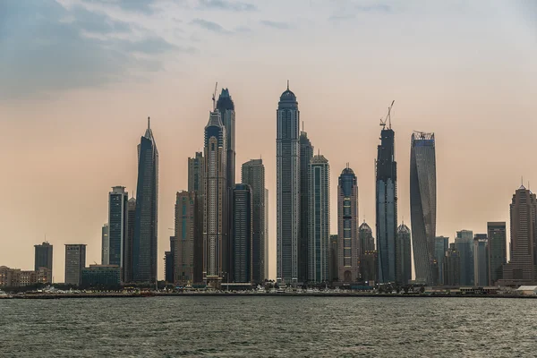 ドバイ マリーナ都市の景観 — ストック写真