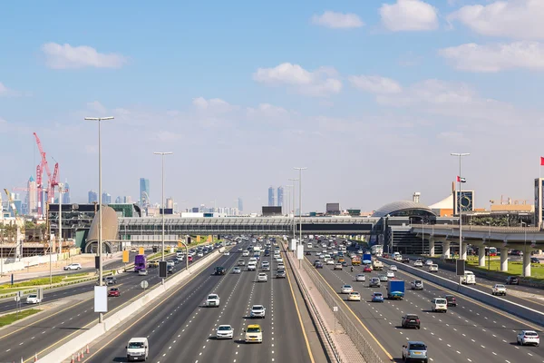 Modern highway in Dubai — Stock Photo, Image