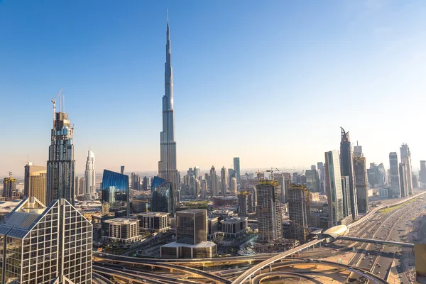 Letecký pohled na Dubaj — Stock fotografie