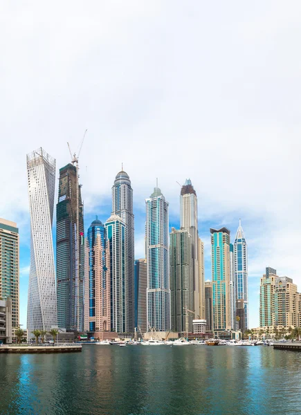 Panorama da marina de Dubai — Fotografia de Stock