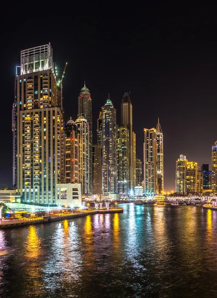 Panorama över Dubai marina — Stockfoto