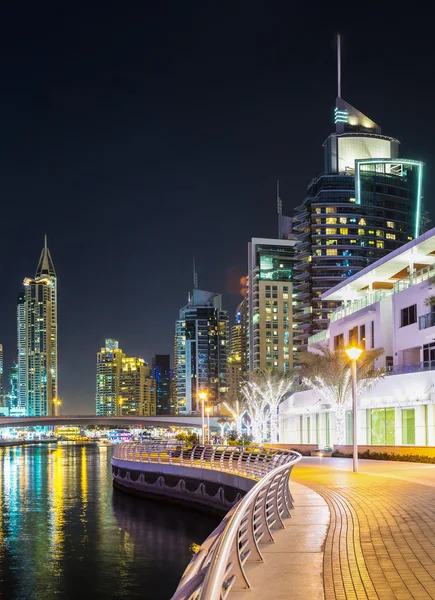 Panorama van Dubai marina — Stockfoto