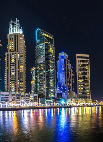Panorama van Dubai marina — Stockfoto