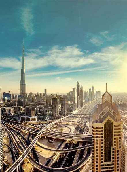 Aerial view of Dubai — Stock Photo, Image