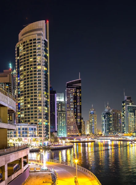 Panorama över Dubai marina — Stockfoto