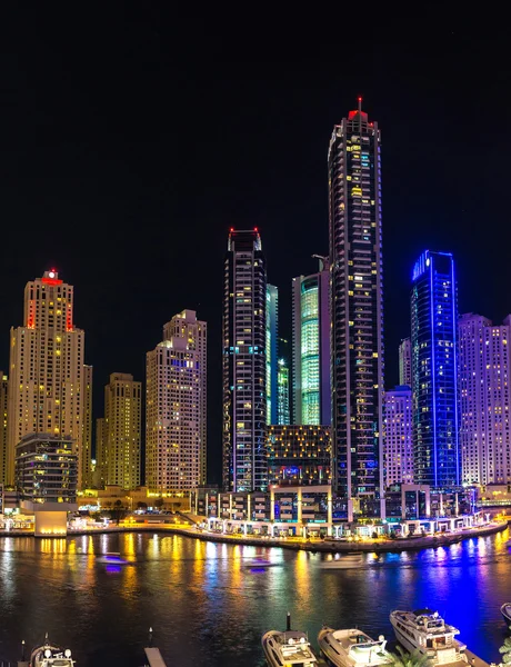 Panorama över Dubai marina — Stockfoto