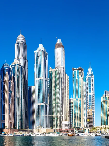 Panorama över Dubai marina — Stockfoto