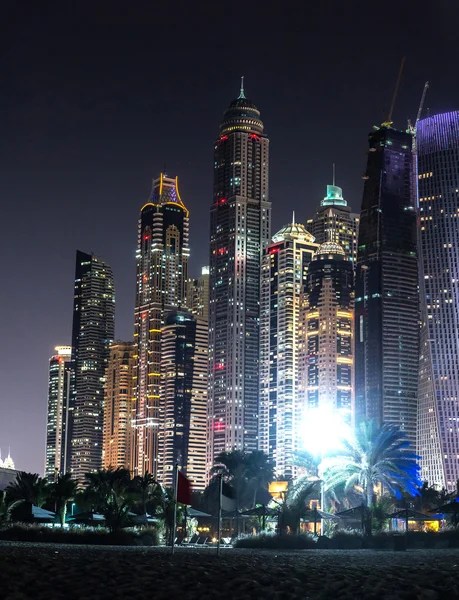 Panorama över Dubai marina — Stockfoto