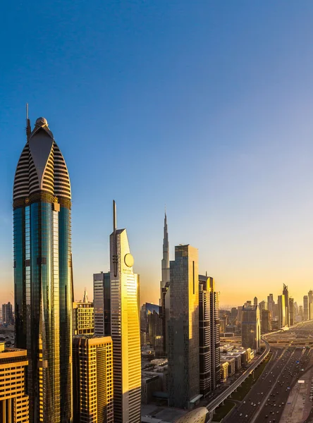 Panorama of downtown Dubai — Stock Photo, Image
