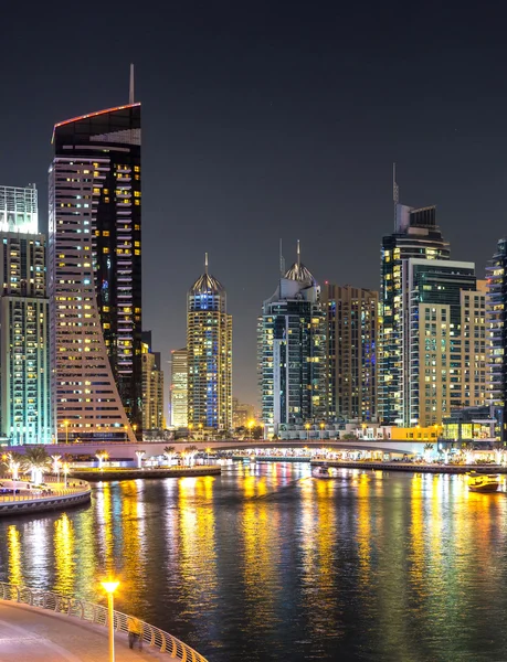 Panorama de Dubai marina — Foto de Stock