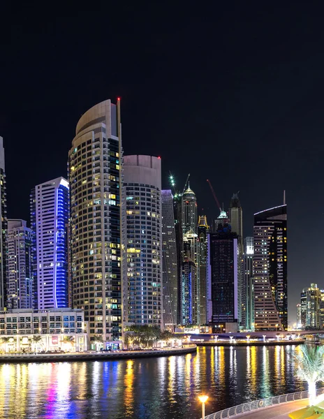 Panorama över Dubai marina — Stockfoto