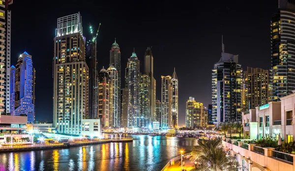 Panorama över Dubai marina — Stockfoto