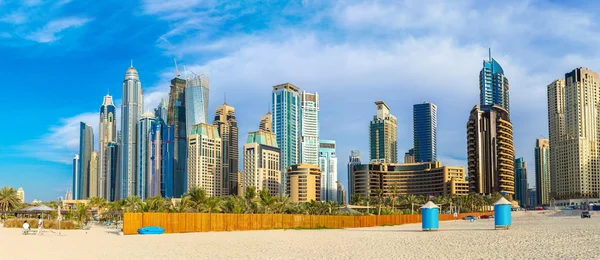 Panorama van Dubai marina — Stockfoto