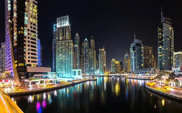 Panorama da marina de Dubai — Fotografia de Stock