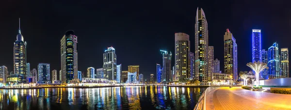 Panorama della marina di Dubai — Foto Stock