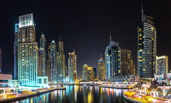 Panoramę dzielnicy Dubai marina — Zdjęcie stockowe