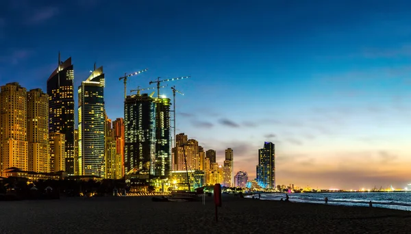 Panorama da marina de Dubai — Fotografia de Stock