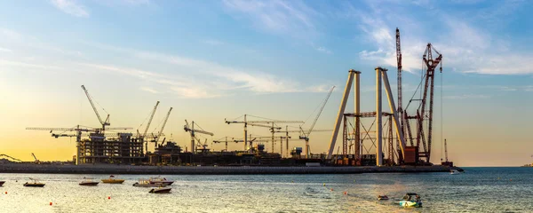 Sitio de construcción en Dubai — Foto de Stock