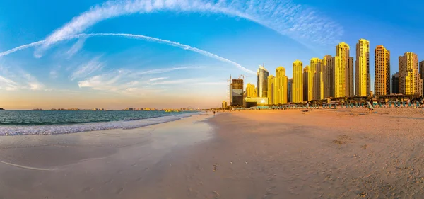 Panorama von dubai marina — Stockfoto