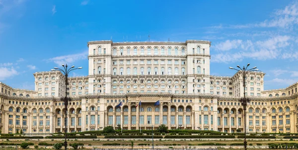Parlament-Bukarest, Románia — Stock Fotó