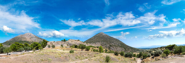 Mycenae ruins Landscape