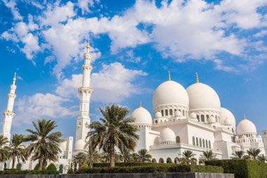 Sheikh Zayed White Mosque clipart