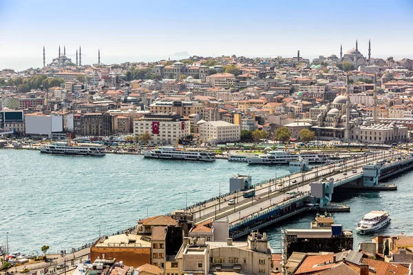 İstanbul panoramik görünüm — Stok fotoğraf