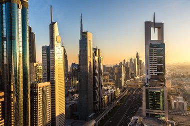 Dubai 'nin hava manzarası