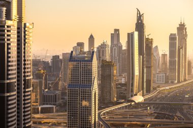 Dubai 'nin hava manzarası